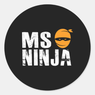 Adesivo Ninja - Luta de Sensibilização por Esclerose Múlti