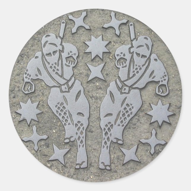 Adesivo Ninja Manhole (Frente)