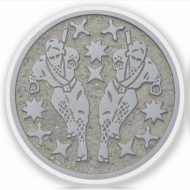 Adesivo Ninja Manhole (Frente)