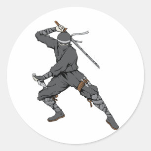 Adesivo Ninja ~ Ninjas 2 Artes Marciais Warrior Fantasy Ar