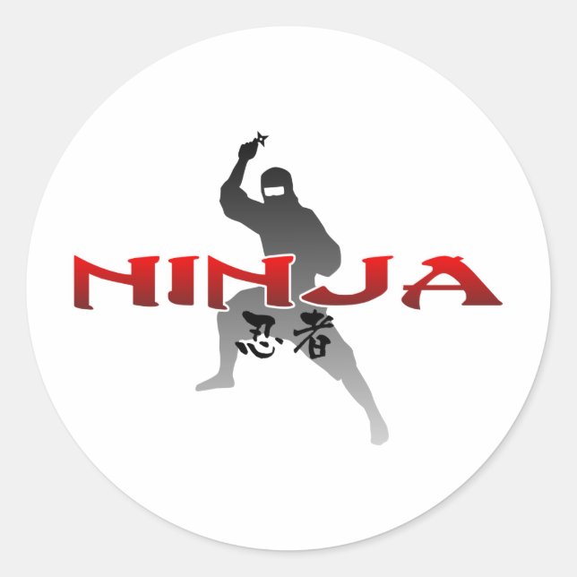 Adesivo Ninja Silhouette (Frente)