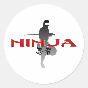 Adesivo Ninja Silhouette