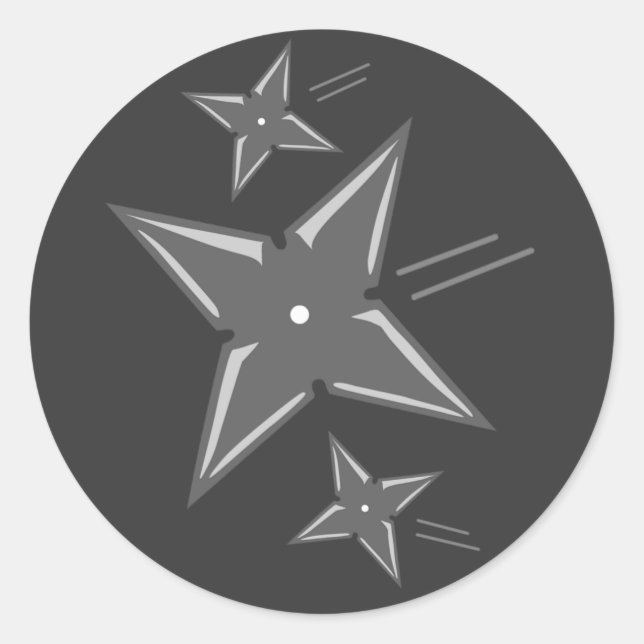Adesivo Ninja Stars (Frente)