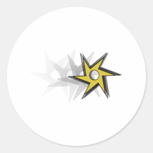 Adesivo Ninja Throwing Star