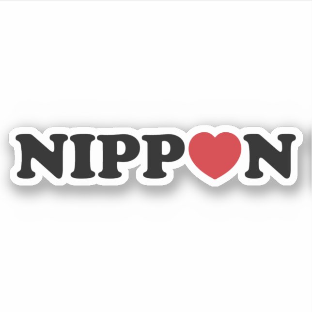 Adesivo Nippon Love Heart (Frente)
