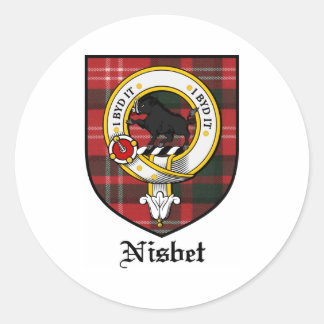 Adesivo Nisbet Clan Crest Crachá Tartan