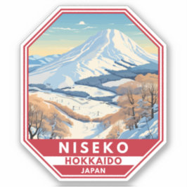 Adesivo Niseko Hokkaido Japão Viagem Art Vintage