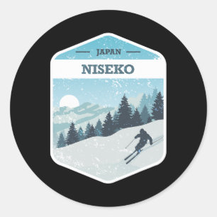 Adesivo Niseko Ski Resort Japão Ilha Hokkaido Snowboardi