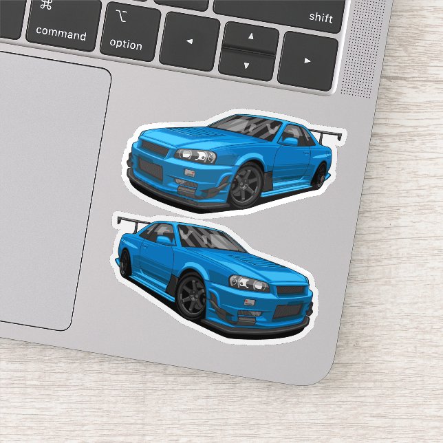 Adesivo Nissan Skyline Car Sticker (Detalhe)