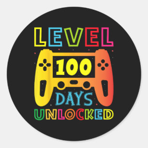 Adesivo Nível 100 Dias De Jogo De Jogador Desbloqueado Da 
