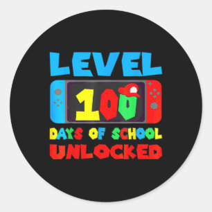 Adesivo Nível 100 Dias De Vídeo De Jogador De Meninos Desb