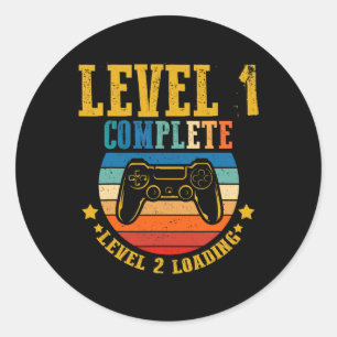 Adesivo Nível 1 de Aniversário do Jogador Completado Carre