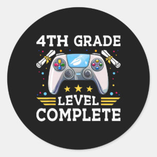 Adesivo Nível 4º Graduado Gamer Cl Completo De 2025
