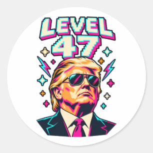 Adesivo Nível 47 Neon Arcade