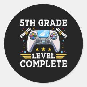 Adesivo Nível De 5 Nível Completado De Gamer Kids Cl De 20