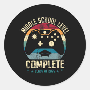 Adesivo Nível de Ensino Fundamental Completo Gamer Cl De 2