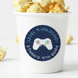 Adesivo Nível para cima | Theme Gamer Personalizado Aniver