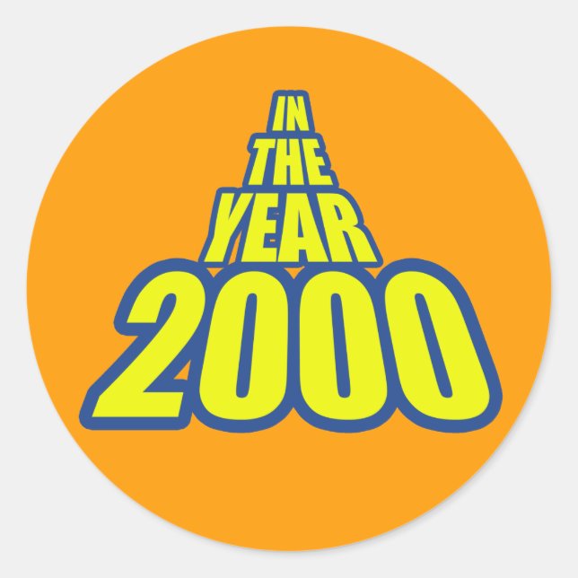 Adesivo No Ano 2000 (Frente)
