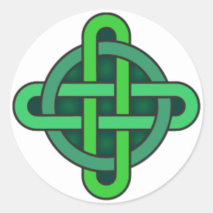 Adesivo nó celta irlanda símbolo antigo pagão grão irlandê
