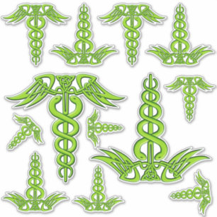 Adesivo Nó Celular Verde Caduco
