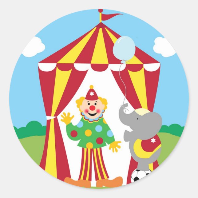Adesivo No Circo (Frente)