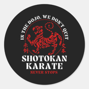 Adesivo No Dojo, não deixamos Shotokan Karate
