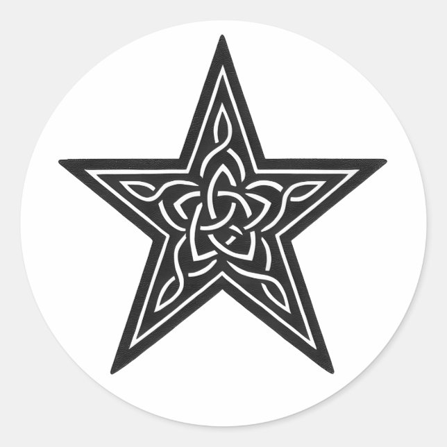 Adesivo Nó Estelar Celta – Emblema de Tinta (Frente)