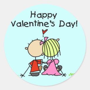 Adesivo No feliz dia dos namorados do amor