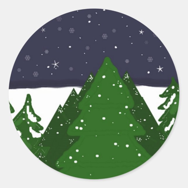 Adesivo No frio do inverno (Frente)