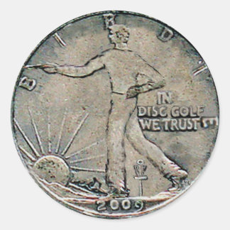 Adesivo No golfe de Disco Confiamos