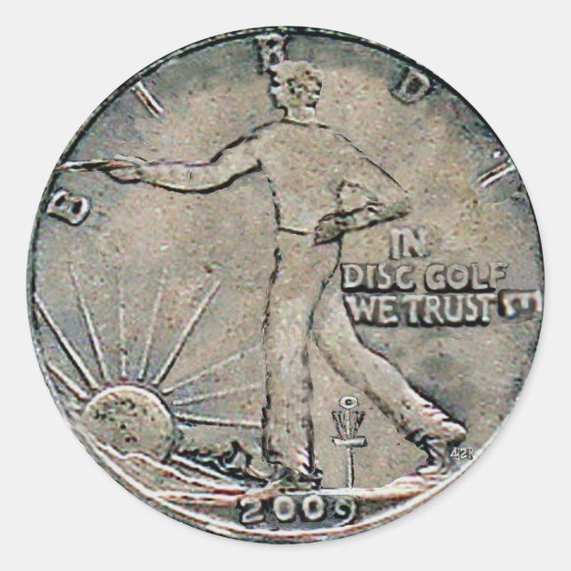 Adesivo No golfe de Disco Confiamos (Frente)