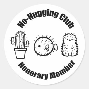 Adesivo No Hugging Club