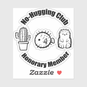 Adesivo No Hugging Club
