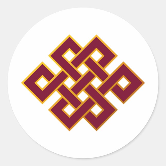 Adesivo Nó infinito das karmas… ou nó eterno (Frente)