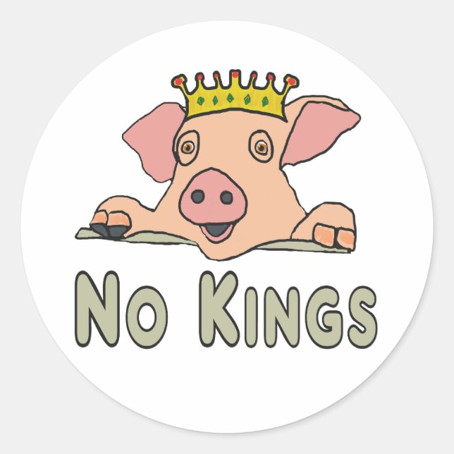 Adesivo No Kings (Frente)