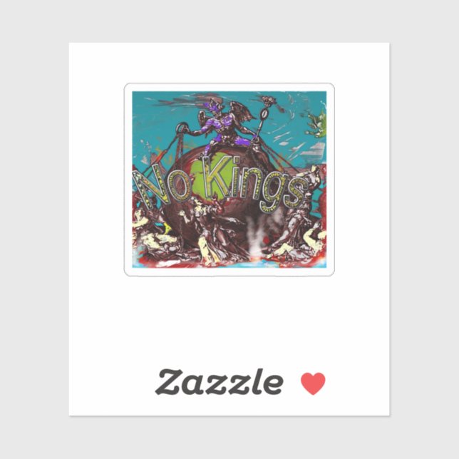 Adesivo No Kings Classic Modern Minimal Style (Folha)