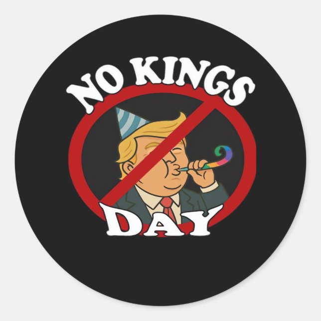Adesivo No Kings Day Vintage Classic Graphic (Frente)