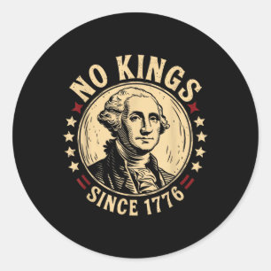 Adesivo No Kings In America 1776 Save Democracy Estados Un