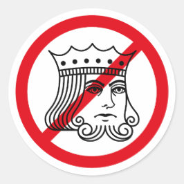 Adesivo NO KINGS - Protesto de Trump - Stickers