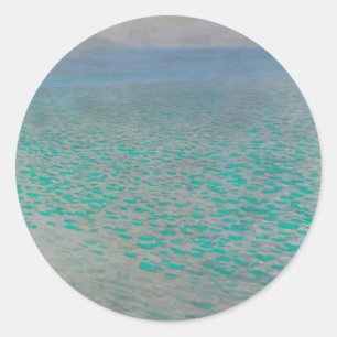 Adesivo No Lago Attersee de Gustav Klimt, Arte Fino Vintag