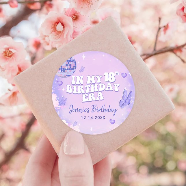 Adesivo No meu 18º aniversário (Criador carregado)