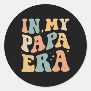 Adesivo No Meu Papa Era, Groovy Retrorna Pai Engraçado Fat