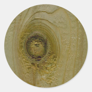 Adesivo Nó na madeira