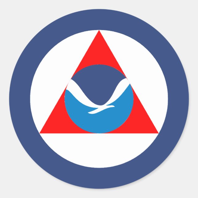 Adesivo Noaa, Estados Unidos (Frente)