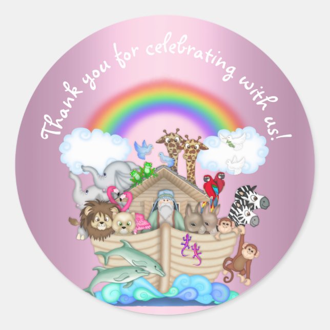 ADESIVO NOAHS ARK ZOO ANIMAL CHILDRENS STICKER (Frente)