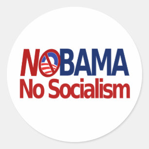 Adesivo NOBAMA nenhum socialismo