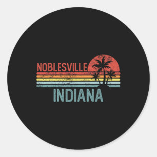 Adesivo Noblesville Indiana Divertido Usa Viagem Cidade Ca