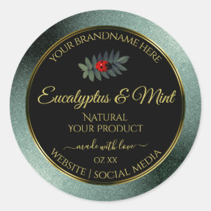 Adesivo Nódulos de produto preto brilhante negro Ladybug
