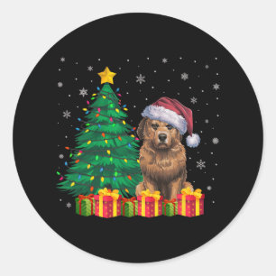 Adesivo Noel Briard Noel Hat Noite Voz de Natal Cachorro L