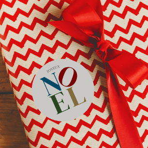 Adesivo NOEL Pop - Letra Art Inscrita no Natal